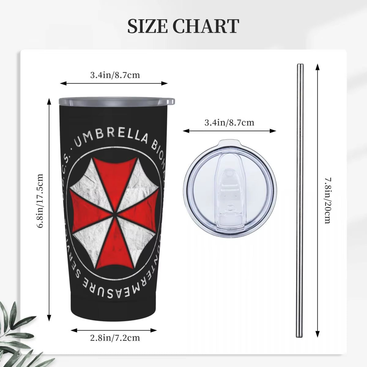 U-Umbrella Corporation Stainless Steel Tumbler 